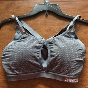 VS Eyelet Mesh Covered Sports Bra